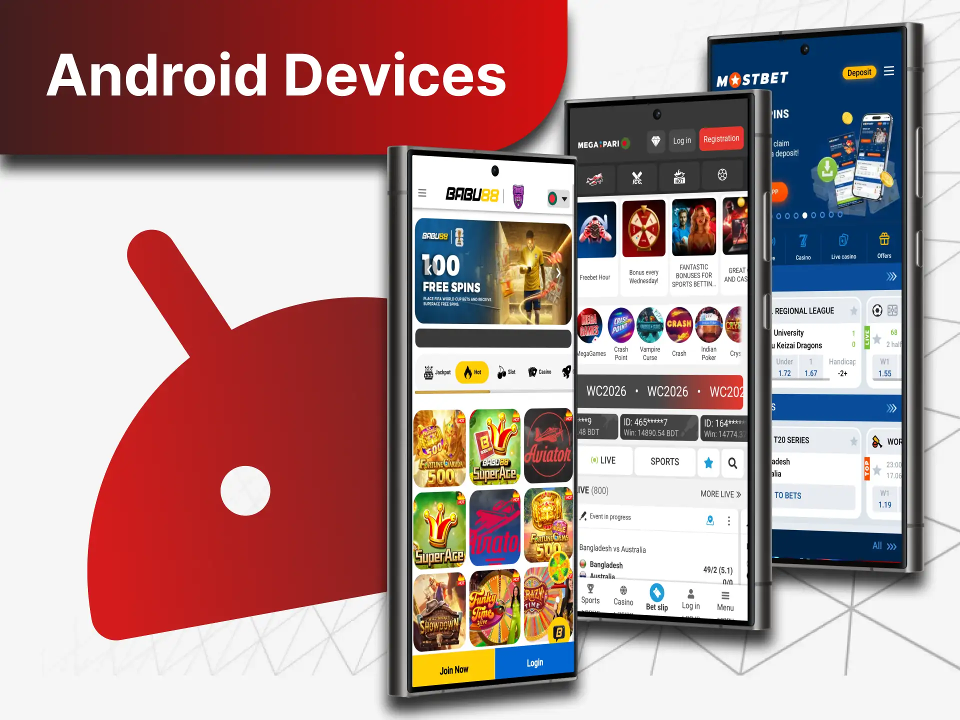 Check the Bettingonlinebd top list of the best betting apps for android devices.