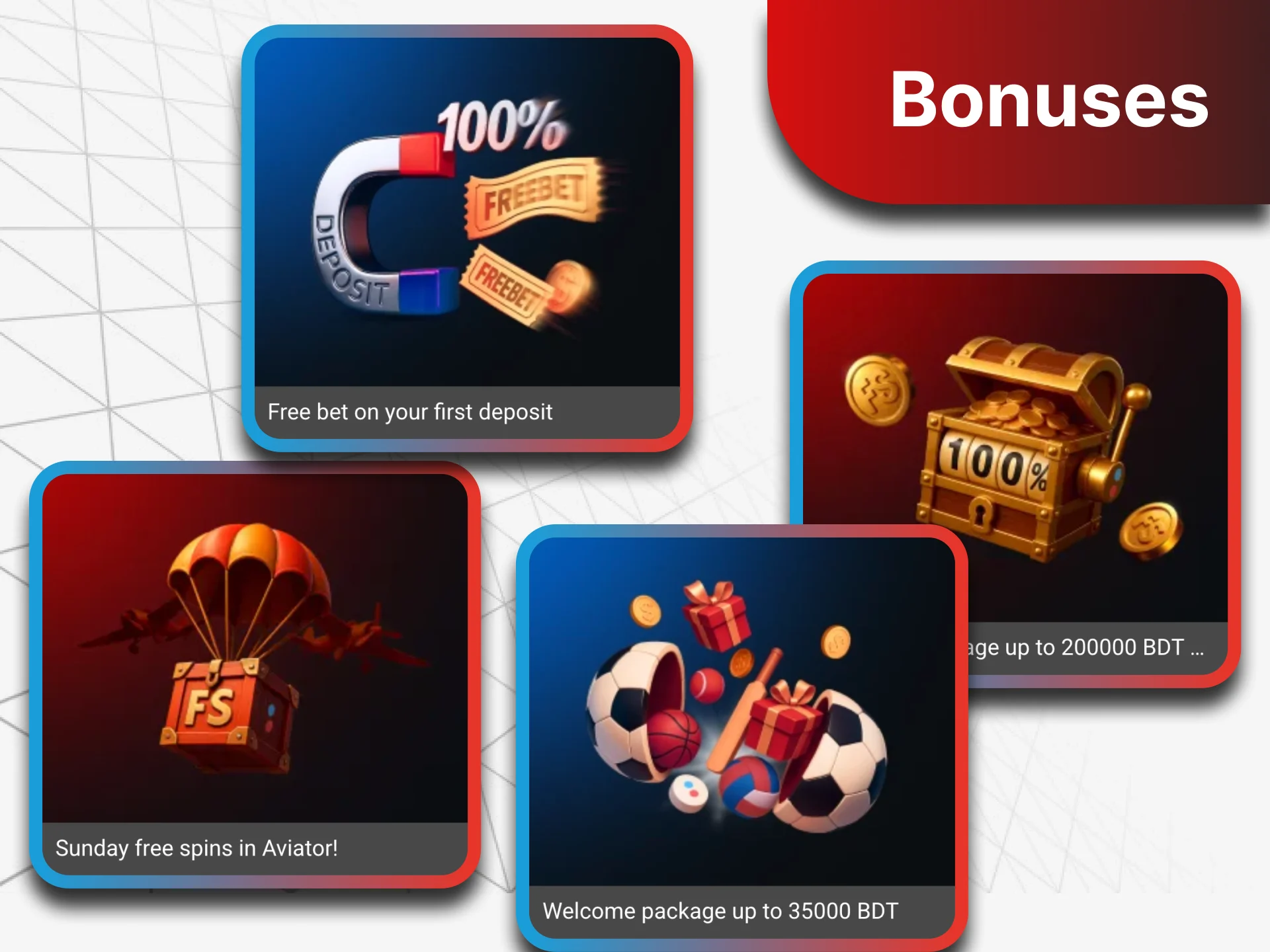 Take advantage of generous bonuses and promotions before betting.