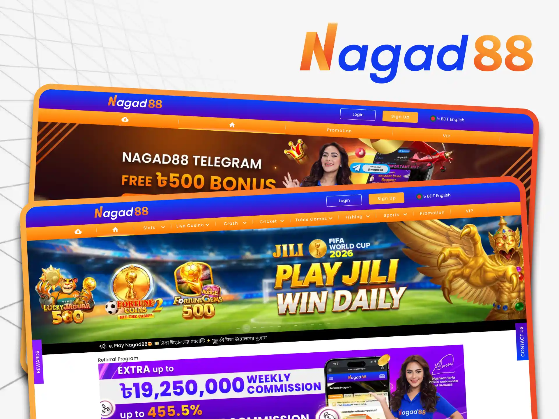Nagad88 is a unique platform that has all the necessary licences.