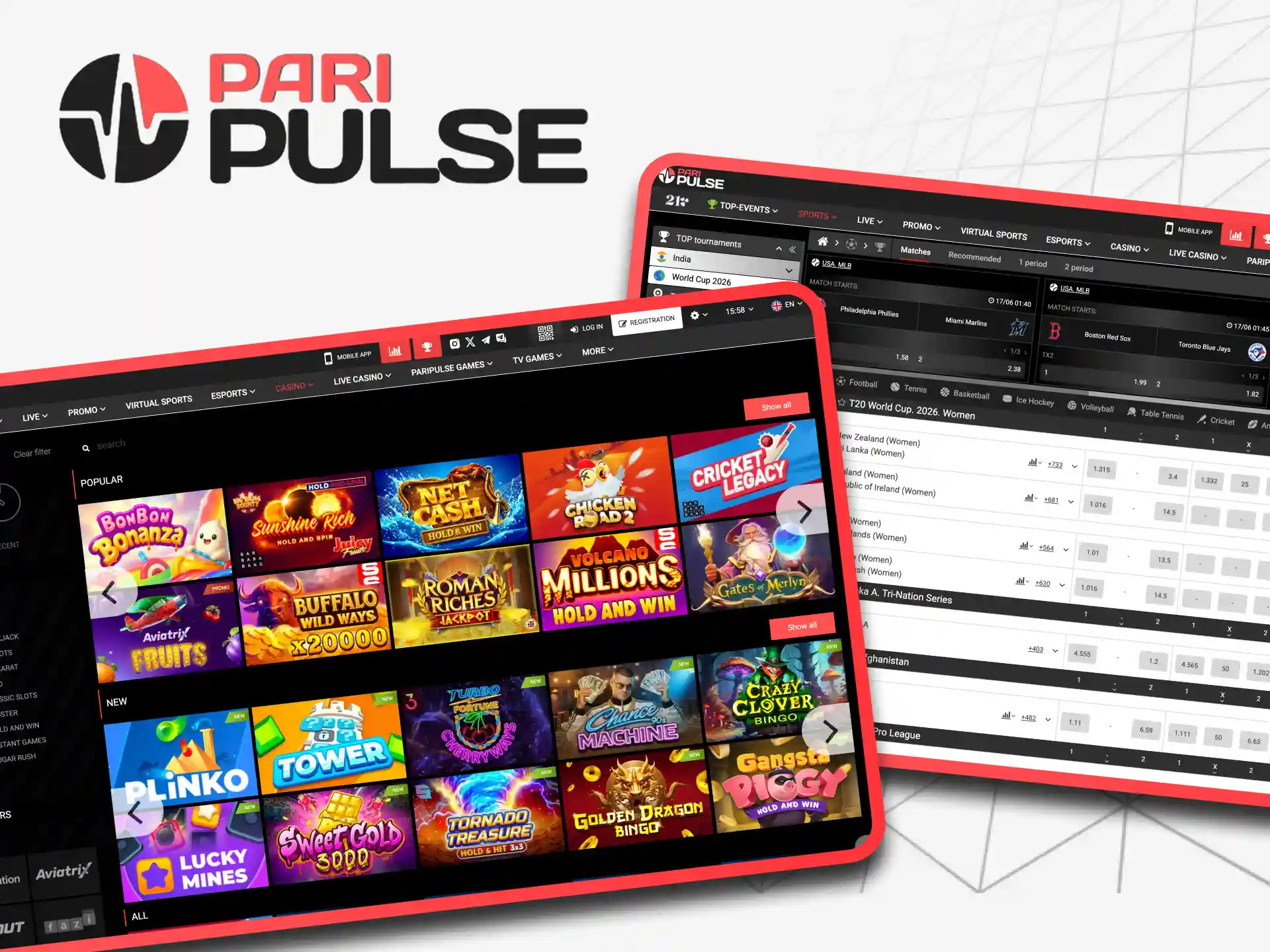 PariPulse is the leading bookmaker for betting in Bangladesh.