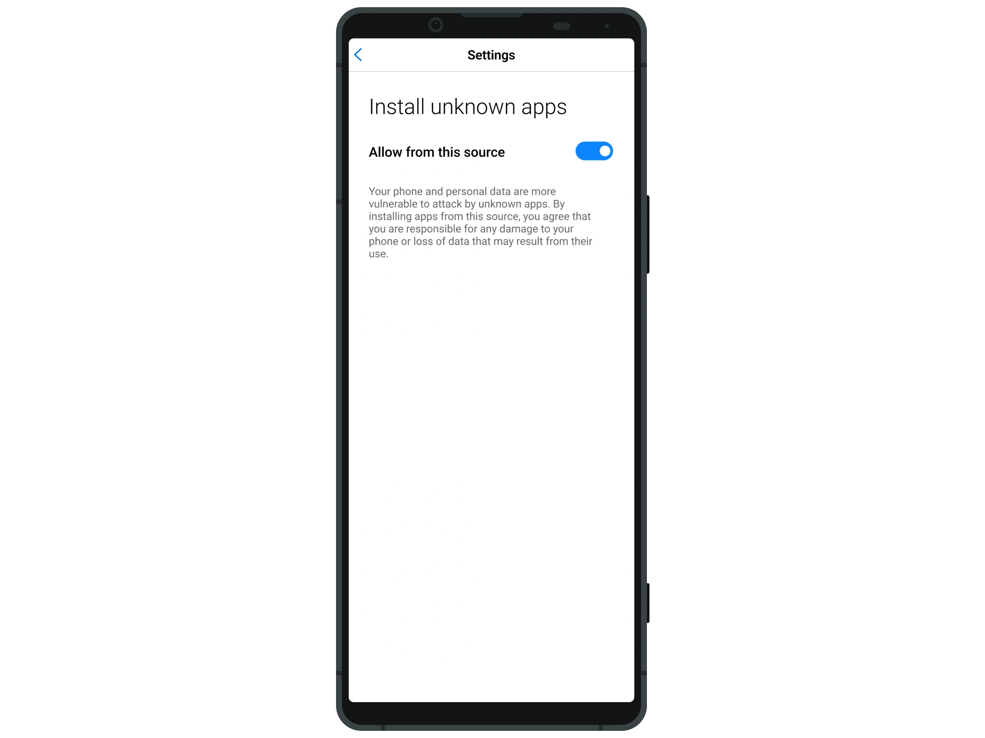 Allow the installation from unknown sources and get the Crickex app.