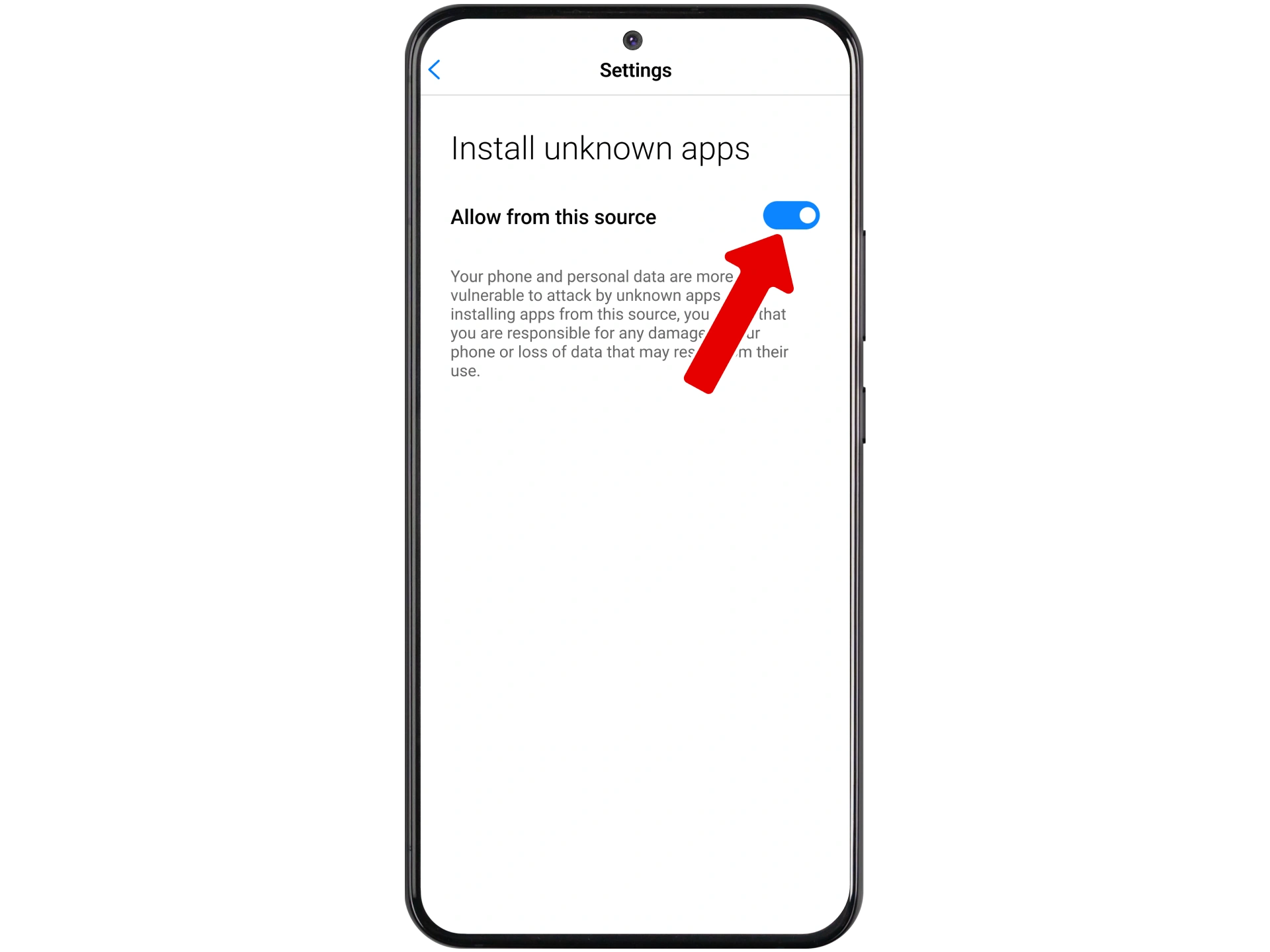Choose the option to allow installation of apps from unknown sources and complete the Fun88 download process.