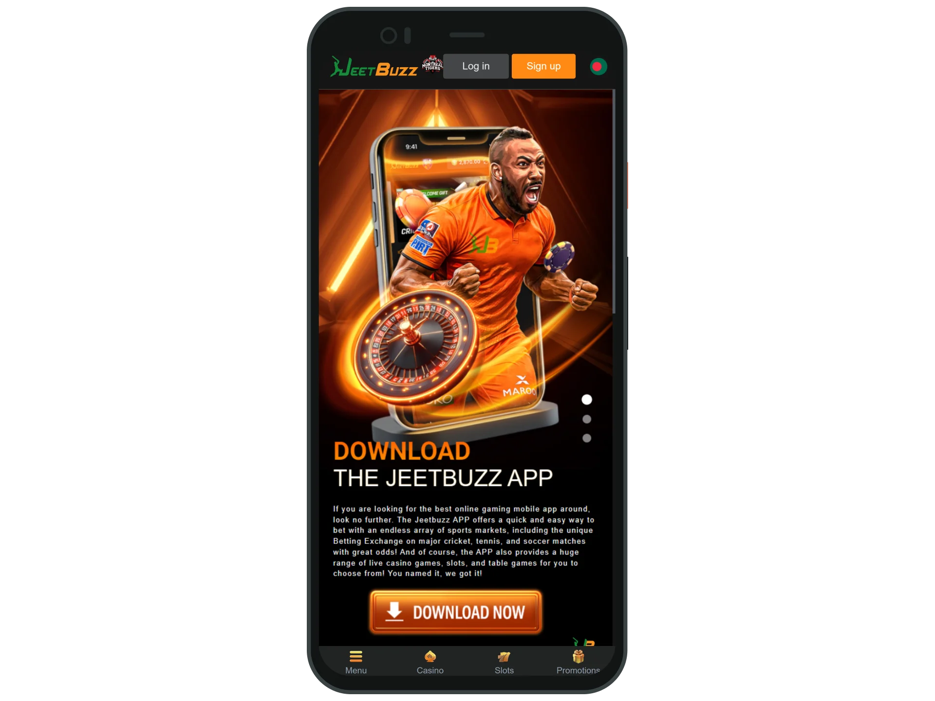 Open the JeetBuzz apps page to download the installation package.