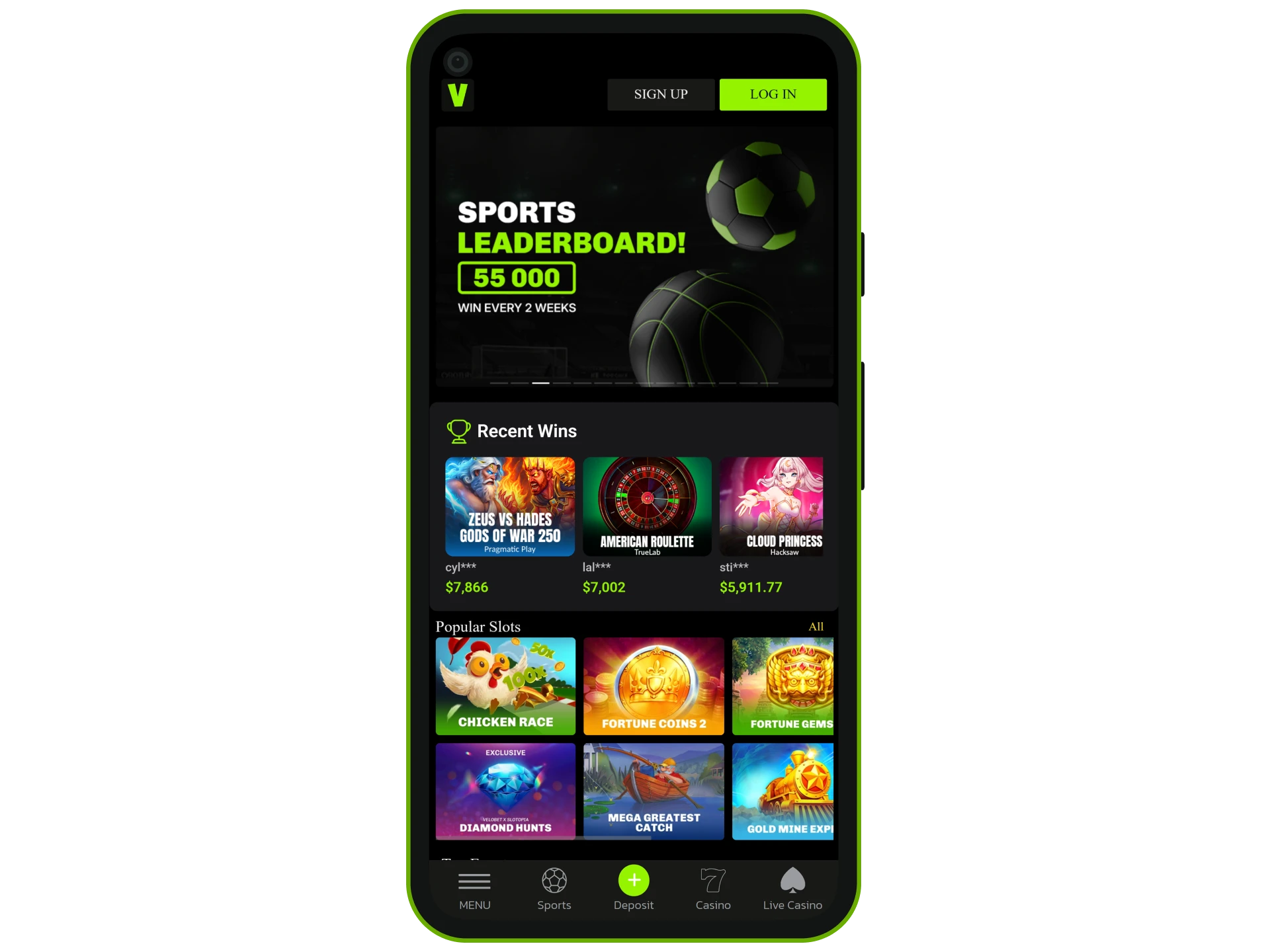 Open the official Velobet platform to get the app.